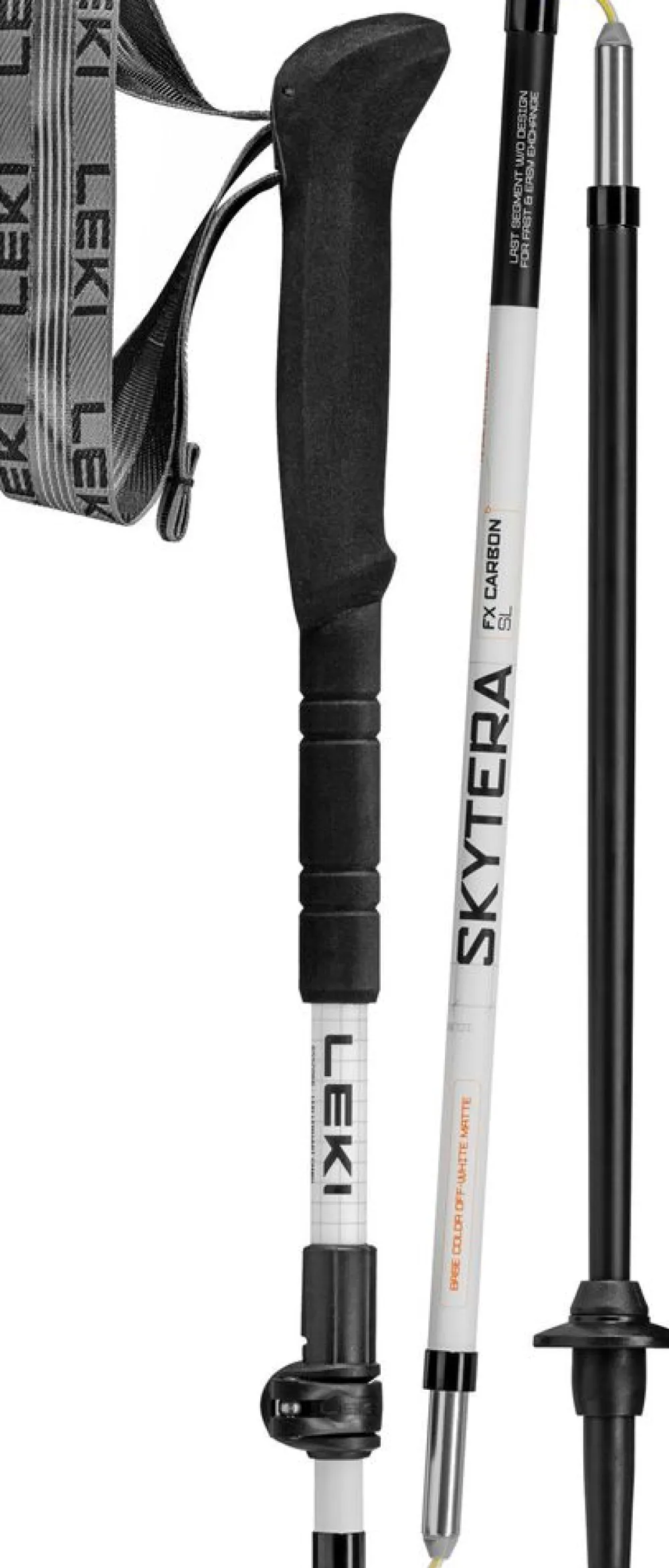 Leki Wandelstokken|Wandelstokken|Skytera FX Carbon SL White/Black/Orange