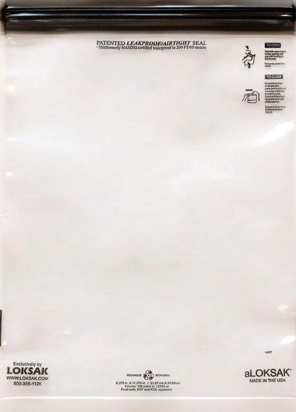 Loksak Opberg|Organisatie|A 19.7 x 26.7 cm 2 stuks