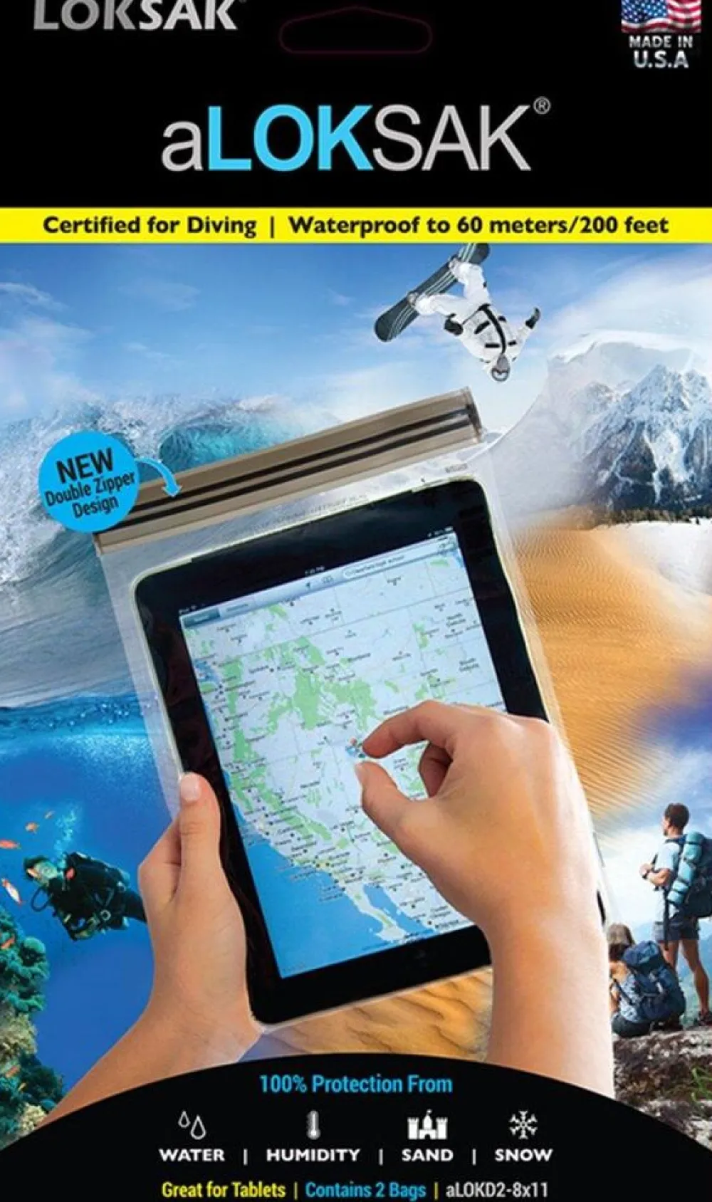 Loksak Opberg|Organisatie|A 19.7 x 26.7 cm 2 stuks