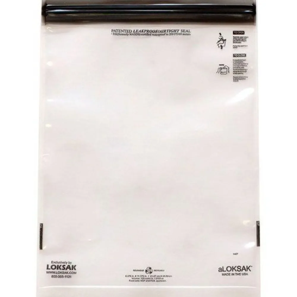 Loksak Opberg|Organisatie|A 19.7x26.7cm Twee waterdichte zakjes