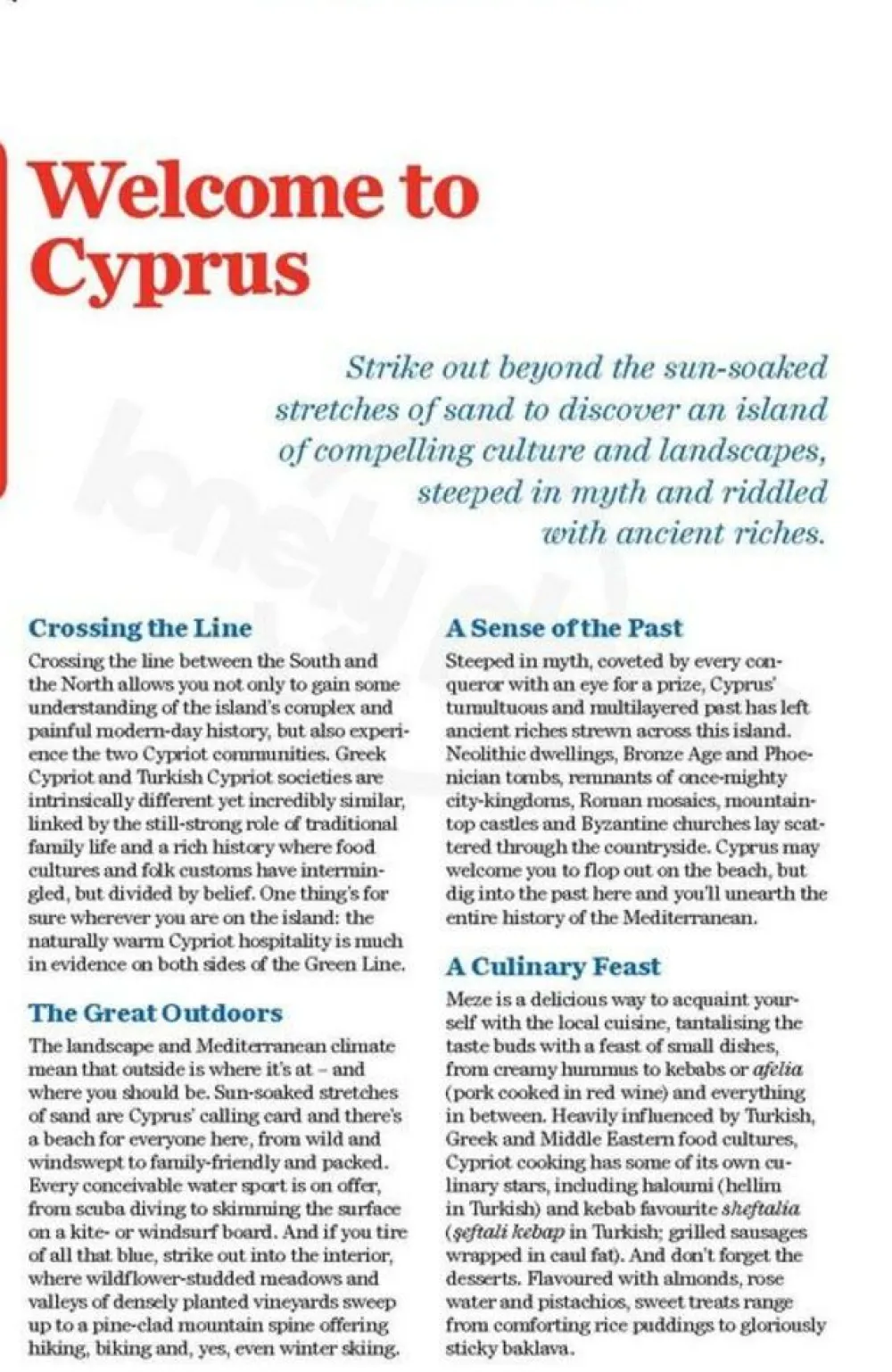 Lonely Planet Balkan, Griekenland & Cyprus|Cyprus reisgids
