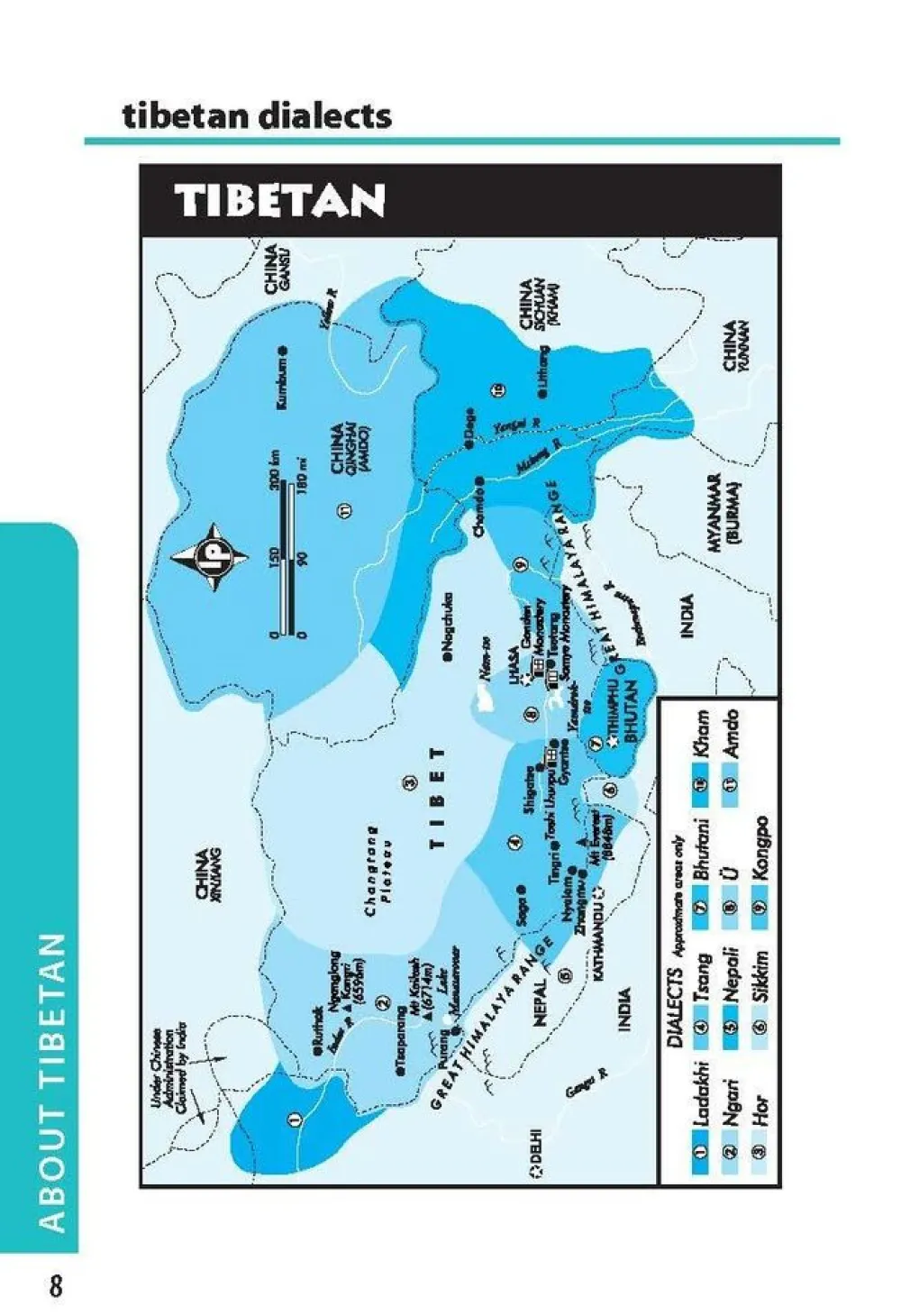 Lonely Planet Nepal, Bhutan & Tibet|Phrasebook & Dictionary Tibetan - taalgids Tibetaans