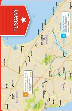 Lonely Planet Italië & Malta|Tuscany Roadtrips - Autoreisgids Toscane