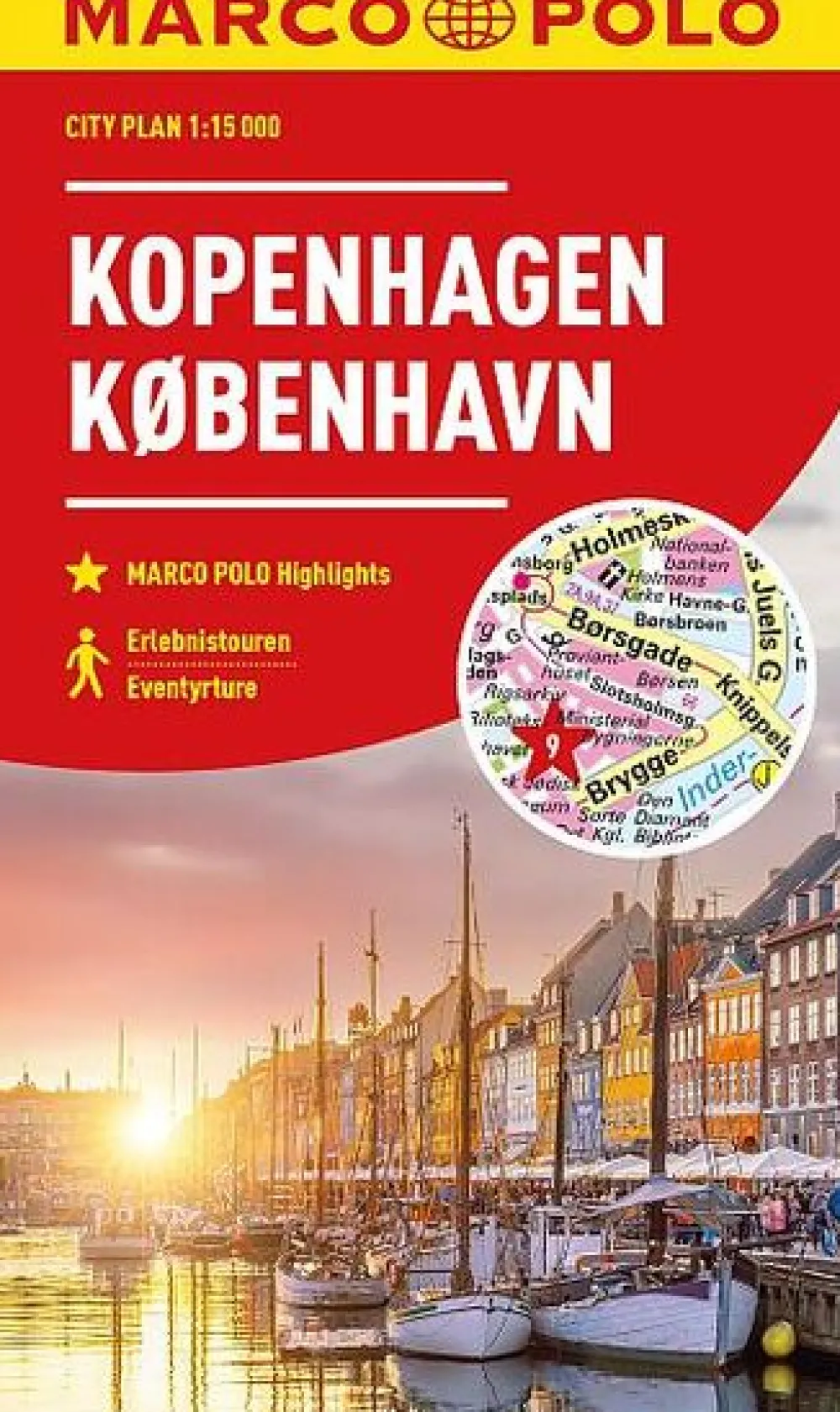 Marco Polo Scandinavië & Ijsland|City map Kopenhagen