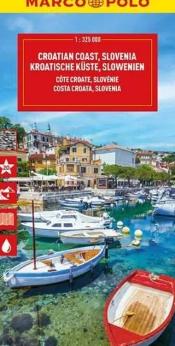 Marco Polo Balkan, Griekenland & Cyprus|Kroatische Kust/Slovenie wegenkaart