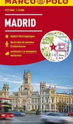 Marco Polo Spanje & Portugal|Stadsplattegrond City Map Madrid