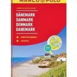 Marco Polo Scandinavië & Ijsland|Wegenatlas Denemarken