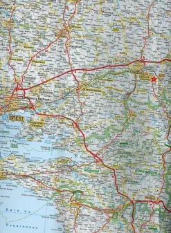 Marco Polo Frankrijk|Wegenkaart Bretagne