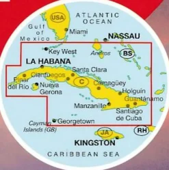 Marco Polo Caribisch Gebied|Wegenkaart Cuba