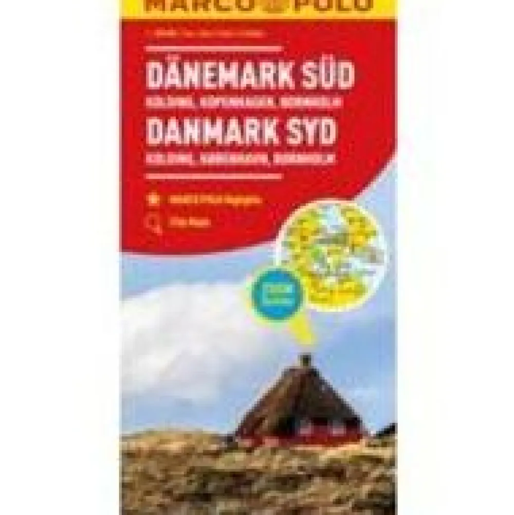 Marco Polo Scandinavië & Ijsland|Wegenkaart Denemarken Zuid Kolding