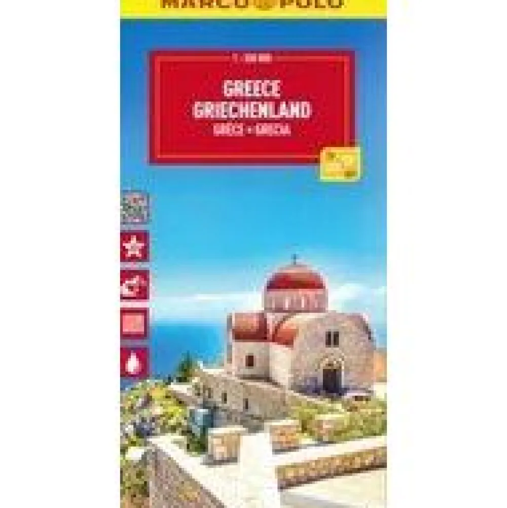 Marco Polo Balkan, Griekenland & Cyprus|Wegenkaart Griekenland