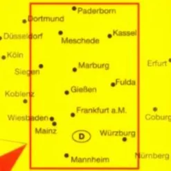Marco Polo Duitsland|Wegenkaart Hessen 6