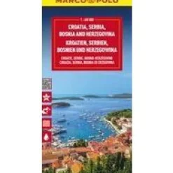 Marco Polo Balkan, Griekenland & Cyprus|Wegenkaart Kroatie Servie Bosnie