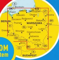 Marco Polo Oost-Europa|Wegenkaart Polen