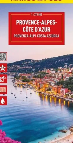 Marco Polo Frankrijk|Wegenkaart Provence, Alpen, Cote d'Azur