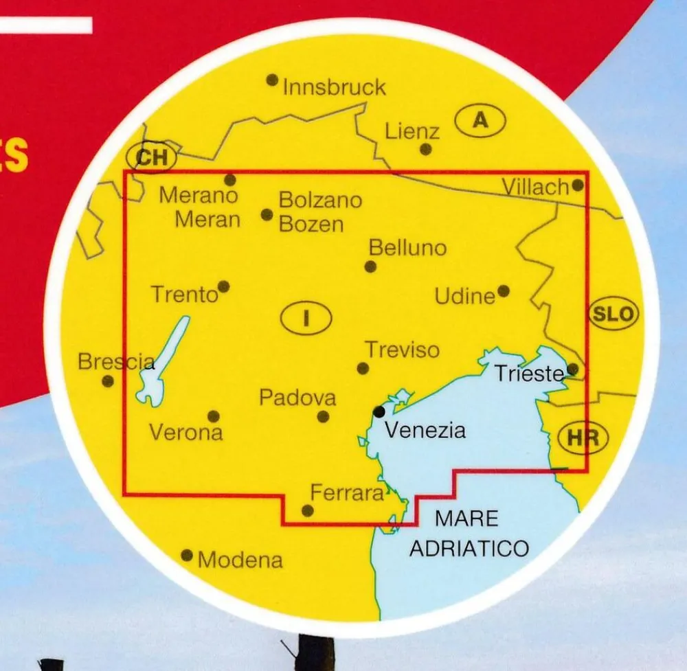 Marco Polo Italië & Malta|Wegenkaart Venetië Friuli Gardameer 4