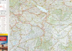 Marco Polo Zwitserland|Wegenkaart Zwitserland Oost Centraal