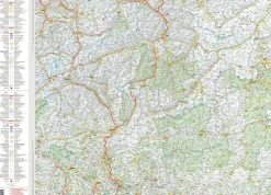 Marco Polo Zwitserland|Wegenkaart Zwitserland Oost Centraal