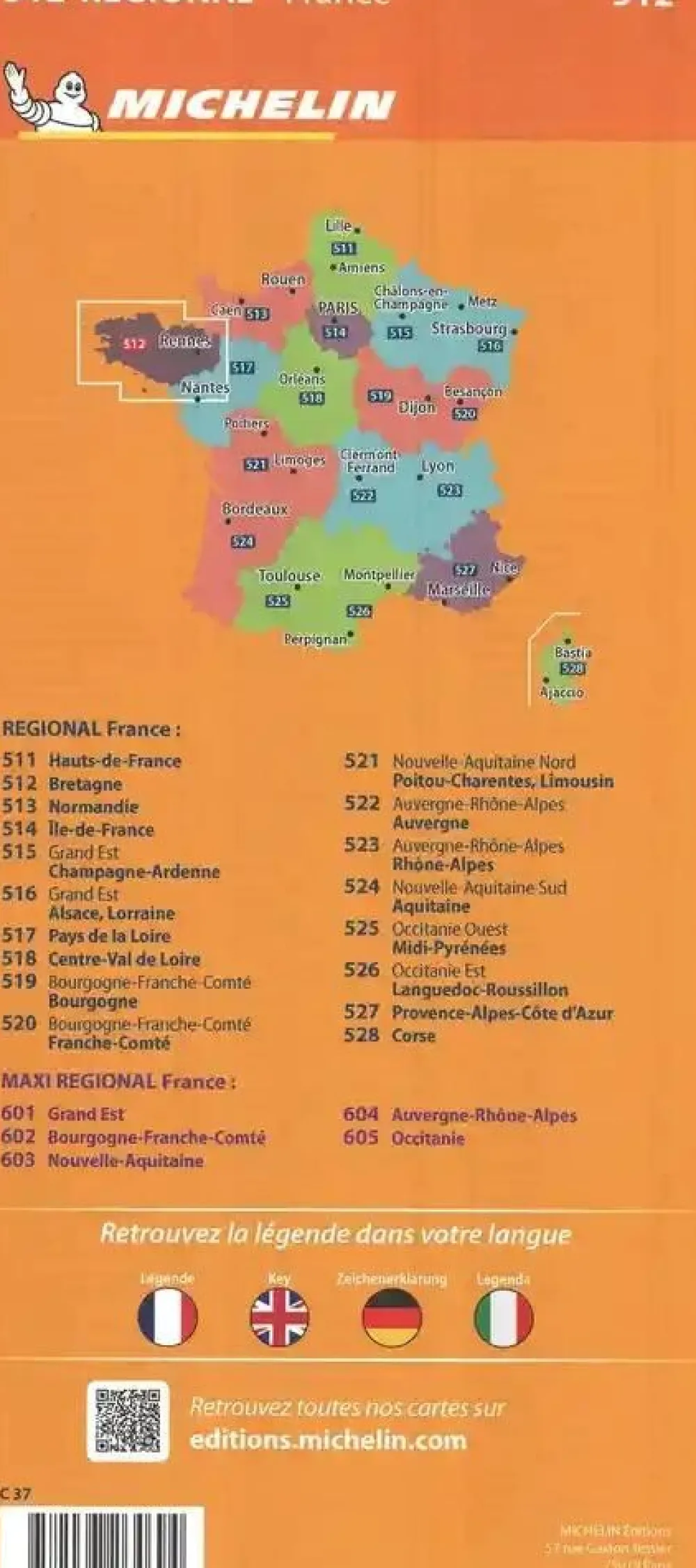Michelin Frankrijk|512 Bretagne 2025