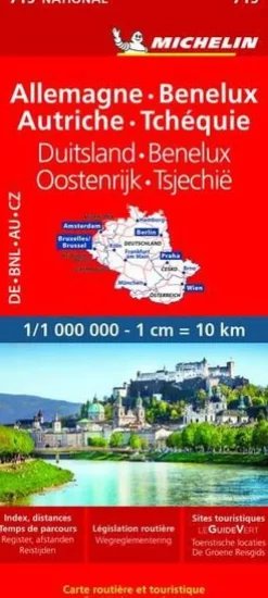 Michelin Europa Algemeen|719 Duitsland/Oostenrijk/Tsjechie