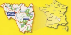 Michelin Frankrijk|Ardeche/Haute loire 331 1:150.000