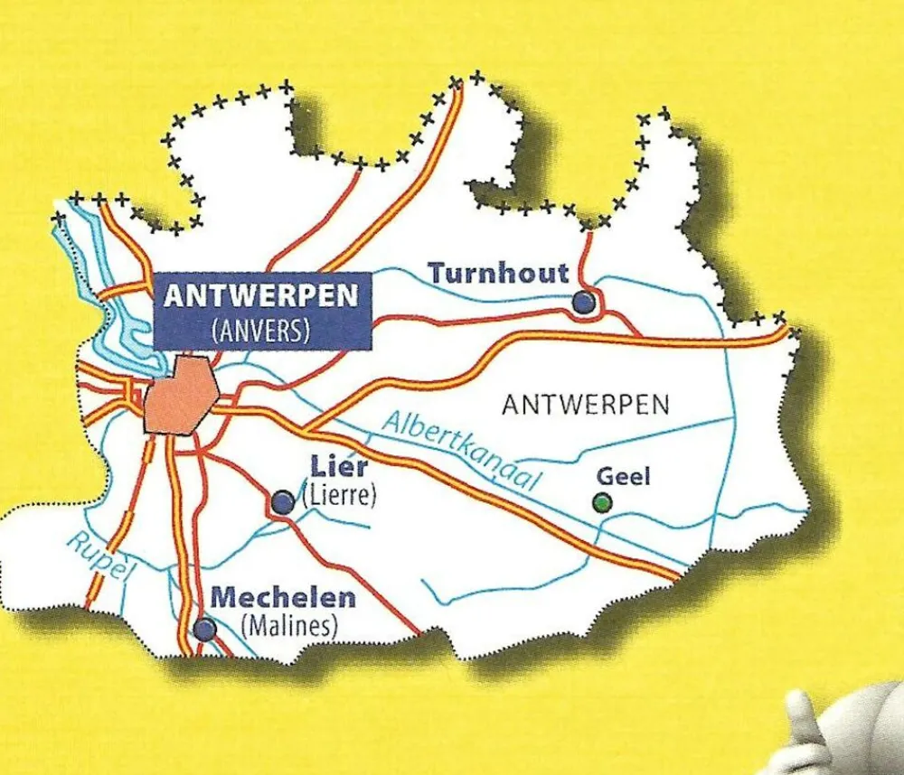 Michelin Benelux|Wegenkaart 373 Antwerpen