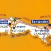 Michelin Spanje & Portugal|Wegenkaart 572 Asturië Cantabrië