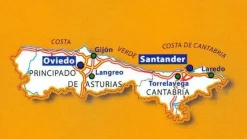 Michelin Spanje & Portugal|Wegenkaart 572 Asturië Cantabrië