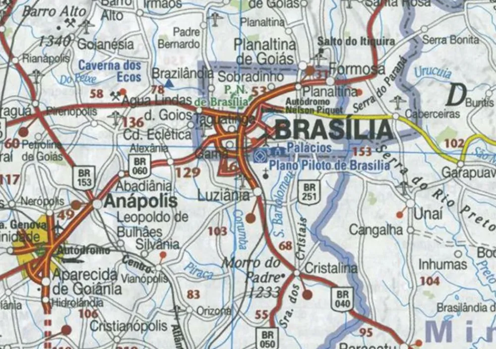 Michelin Zuid-Amerika|Wegenkaart 764 Brazilië