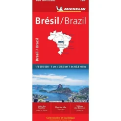 Michelin Zuid-Amerika|Wegenkaart 764 Brazilië