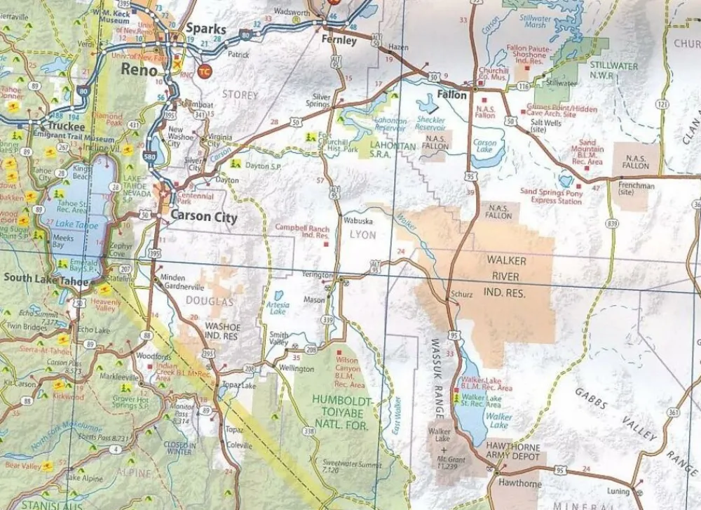 Michelin Verenigde Staten|Wegenkaart 174 Californië