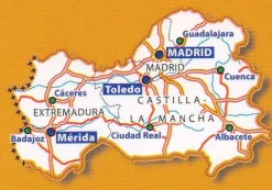 Michelin Spanje & Portugal|Wegenkaart 576 Centraal-Spanje
