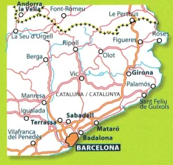 Michelin Spanje & Portugal|Wegenkaart 147 Costa Brava Barcelona