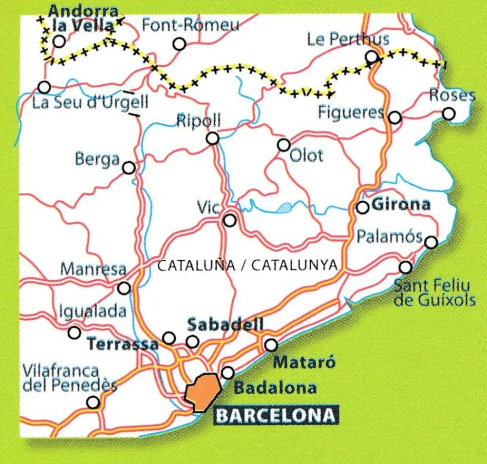 Michelin Spanje & Portugal|Wegenkaart 147 Costa Brava Barcelona