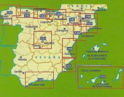 Michelin Spanje & Portugal|Wegenkaart 124 Costa del Sol