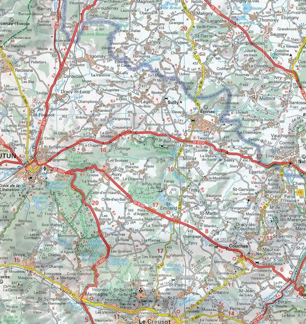 Michelin Frankrijk|Wegenkaart 309 Côtes-d'Armor