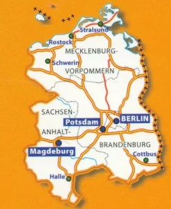 Michelin Duitsland|Wegenkaart 542 Duitsland Noordoost