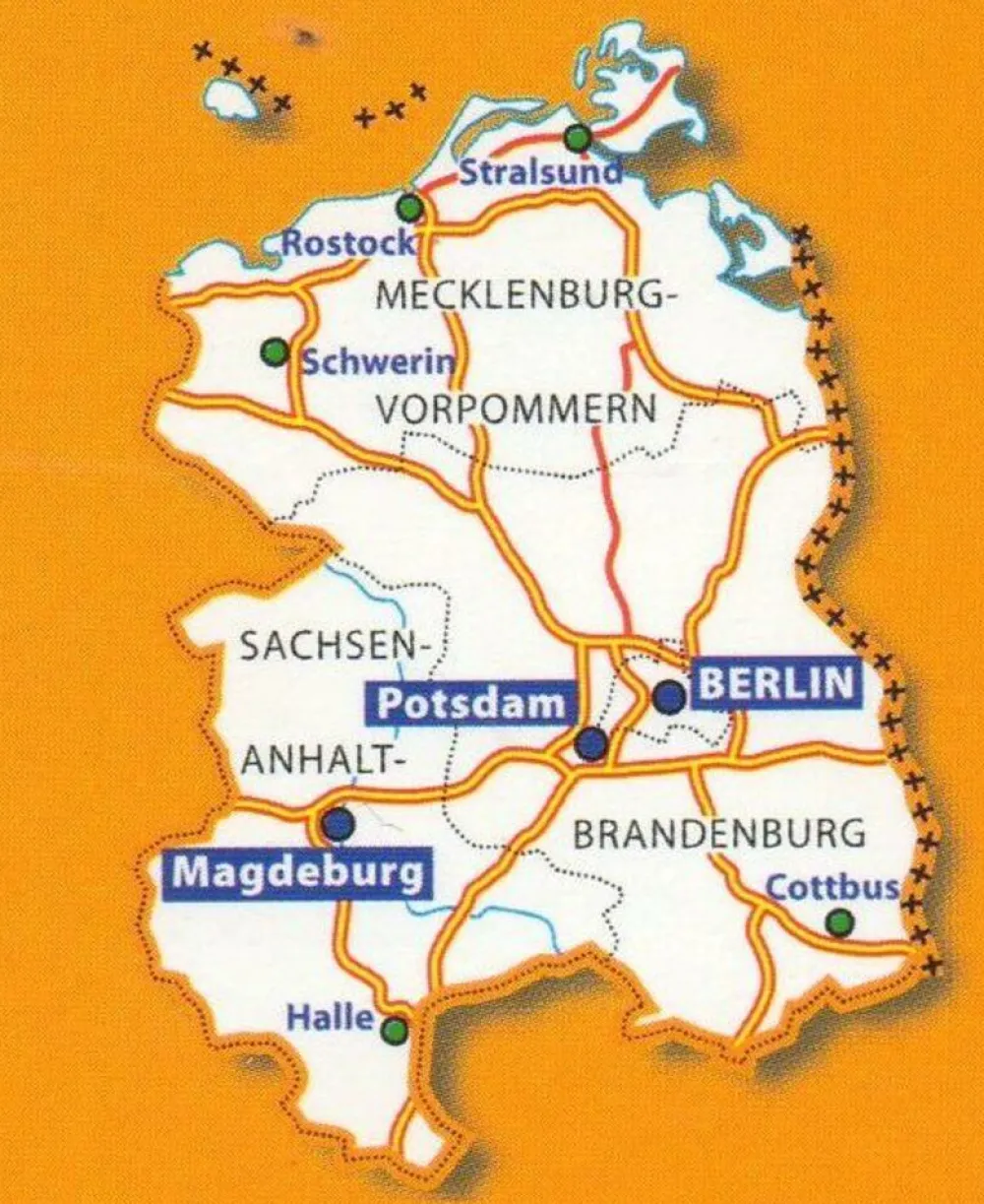 Michelin Duitsland|Wegenkaart 542 Duitsland Noordoost