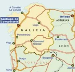 Michelin Spanje & Portugal|Wegenkaart 571 Galicië