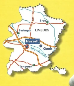 Michelin Benelux|Wegenkaart 375 Limburg