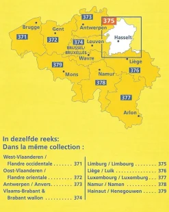 Michelin Benelux|Wegenkaart 375 Limburg
