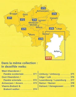 Michelin Benelux|Wegenkaart 377 Luxemburg