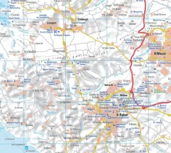 Michelin Italië & Malta|Wegenkaart 801 Malta en Gozo