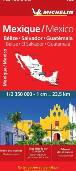 Michelin Mexico|Wegenkaart 765 Mexico