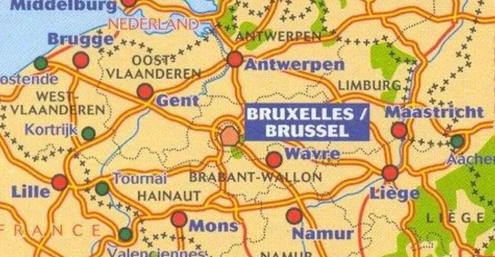 Michelin Benelux|Wegenkaart 533 Noord - en Midden-België