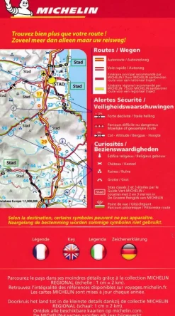 Michelin Scandinavië & Ijsland|Wegenkaart 711 Scandinavië