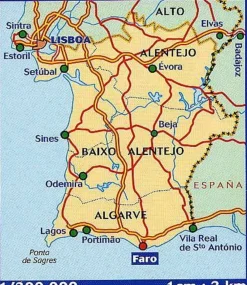 Michelin Spanje & Portugal|Wegenkaart 593 Zuid-Portugal