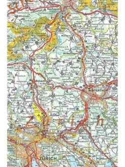 Michelin Zwitserland|Wegenkaart 552 Zwitserland Zuidwest