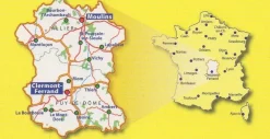 Michelin Frankrijk|Wegenkaart Allier Puy-de-dome 326