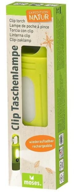 Kinderen Moses Kinderspeelgoed|Expeditie natuur clip zaklamp 2 ass